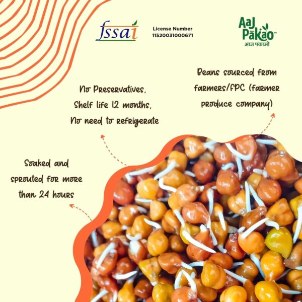 boiled chana sprout highlights