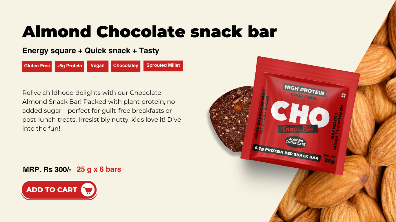 CHO Almond Chocolate Protein Snack bar